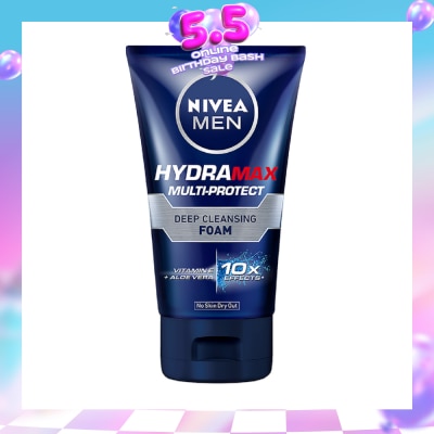 NIVEA - MEN Hydra Max Multi-Protect Deep Cleansing Foam 100g