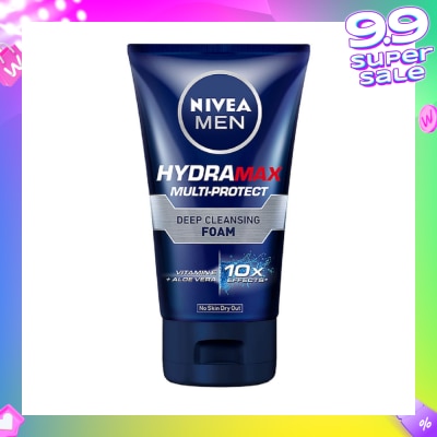 NIVEA Men Deep Clean Facial Foam 100g