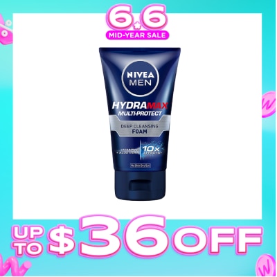 NIVEA - MEN Hydra Max Multi-Protect Deep Cleansing Foam 100g