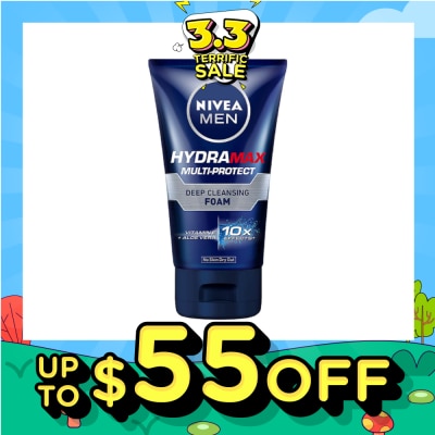 NIVEA Men Deep Clean Facial Foam 100g