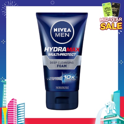 NIVEA Men Deep Clean Facial Foam 100g