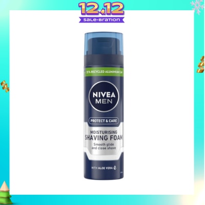 NIVEA Men Moisturising Shaving Foam 200ml