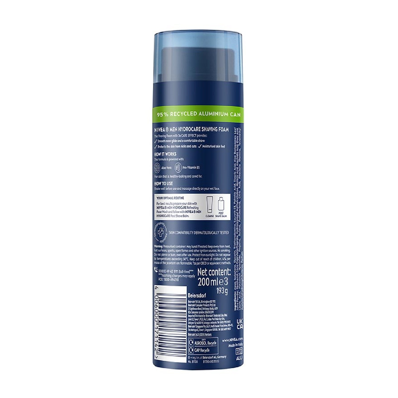 Men Moisturising Shaving Foam 200ml