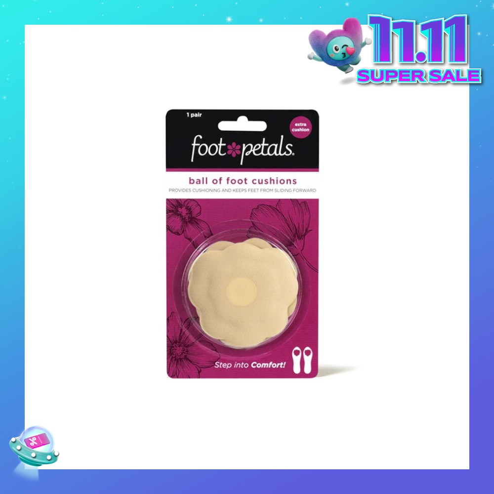 Ball Of Foot Cushions With Extra Cushion (Keep Feet From Sliding Forward, Reducing Burning Pain And Preventing Calluses) Khaki, 1 Pair