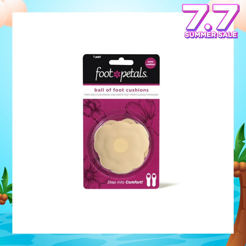 Ball Of Foot Cushions With Extra Cushion (Keep Feet From Sliding Forward, Reducing Burning Pain And Preventing Calluses) Khaki, 1 Pair