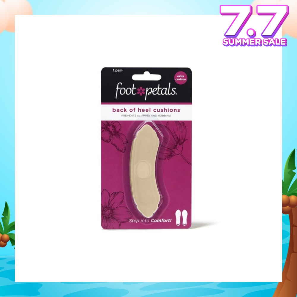 Back Of Heel Cushions With Extra Cushion (Keep Heels From Slipping In And Out Of Shoes, Reducing Blisters And Ankle Chaff) Khaki, 1 Pair