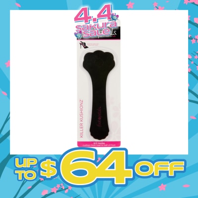 FOOT PETALS - Killer Kushionz 3/4 Insoles (Keeps Feet From Sliding Forward And Helps Prevent Calluses From Forming) Black, 1 Pair