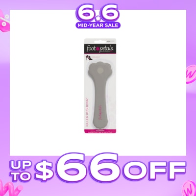 FOOT PETALS - Killer Kushionz 3/4 Insoles (Keeps Feet From Sliding Forward And Helps Prevent Calluses From Forming) Silver Rose, 1 Pair