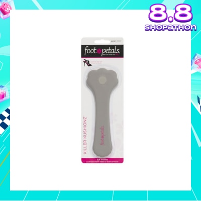 FOOT PETALS Killer Kushionz 3/4 Insoles (Keeps Feet From Sliding Forward And Helps Prevent Calluses From Forming) Silver Rose, 1 Pair