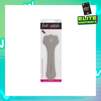 FOOT PETALS Killer Kushionz 3/4 Insoles (Keeps Feet From Sliding Forward And Helps Prevent Calluses From Forming) Silver Rose, 1 Pair