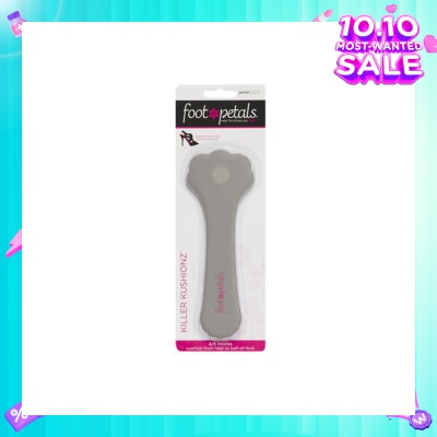 FOOT PETALS Killer Kushionz 3/4 Insoles (Keeps Feet From Sliding Forward And Helps Prevent Calluses From Forming) Silver Rose, 1 Pair