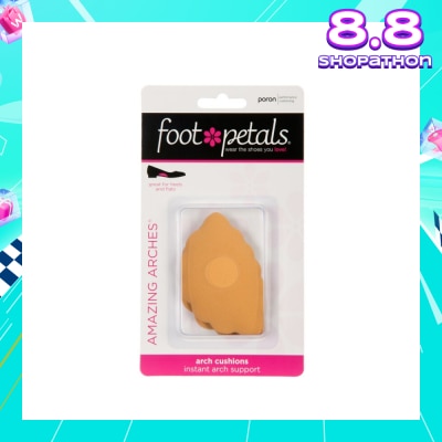 FOOT PETALS Amazing Arches Buttercup / Arch Cushions (Help Distribute Weight Evenly And Reduce Foot Fatigue) 1 Pair