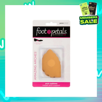FOOT PETALS Amazing Arches Buttercup / Arch Cushions (Help Distribute Weight Evenly And Reduce Foot Fatigue) 1 Pair