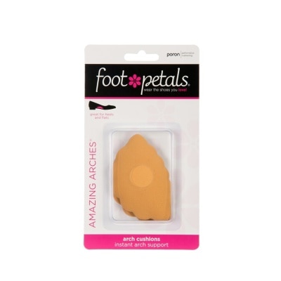 FOOT PETALS Amazing Arches Buttercup / Arch Cushions (Help Distribute Weight Evenly And Reduce Foot Fatigue) 1 Pair