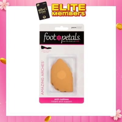 FOOT PETALS Amazing Arches Buttercup / Arch Cushions (Help Distribute Weight Evenly And Reduce Foot Fatigue) 1 Pair