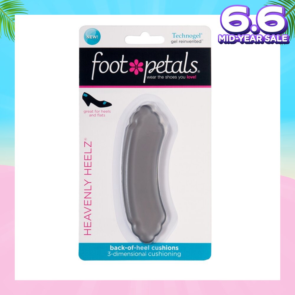 Technogel Heavenly Heelz / Back Of Heel Cushions (Keep Heels From Slipping In And Out Of Shoes, Reducing Blisters And Ankle Chaff) 1 Pair