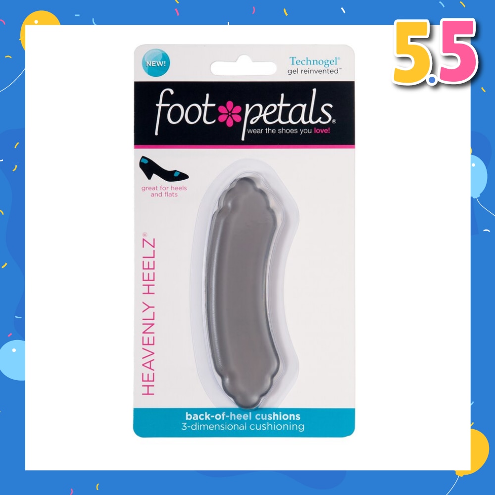 Technogel Heavenly Heelz / Back Of Heel Cushions (Keep Heels From Slipping In And Out Of Shoes, Reducing Blisters And Ankle Chaff) 1 Pair