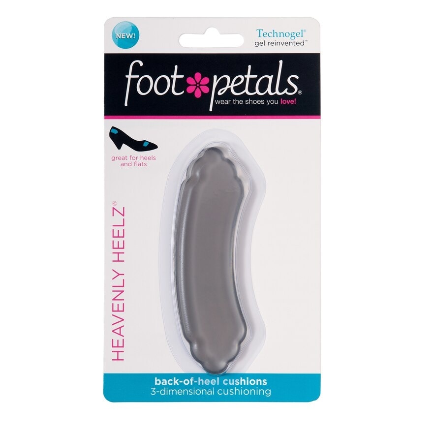 Technogel Heavenly Heelz / Back Of Heel Cushions (Keep Heels From Slipping In And Out Of Shoes, Reducing Blisters And Ankle Chaff) 1 Pair