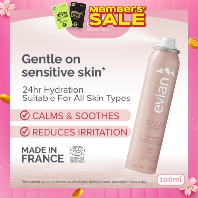 EVIAN Facial Mist Calm Organic Certified 100ml