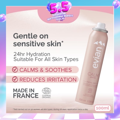 EVIAN - Facial Mist Calm Organic Certified 100ml