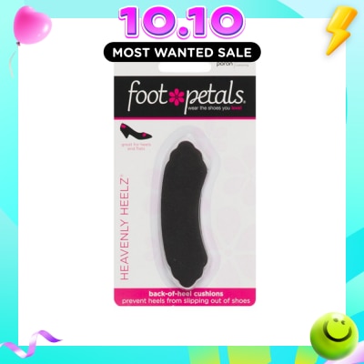 Back Of Heel Cushions (Keep Heels From Slipping In And Out Of Shoes, Reducing Blisters And Ankle Chaff) Black, 3 Pairs image