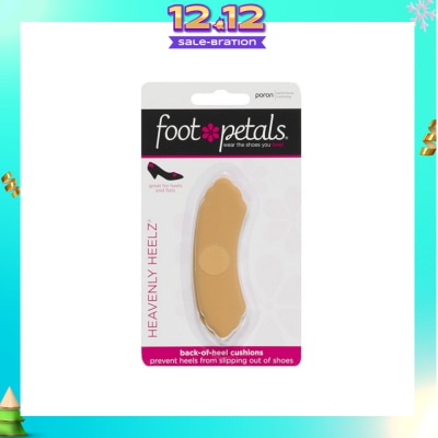 FOOT PETALS Heavenly Heelz / Back Of Heel Cushions (Keep Heels From Slipping In And Out Of Shoes, Reducing Blisters And Ankle Chaff) Buttercup, 3 Pairs