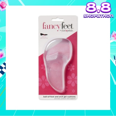 FOOT PETALS Ball Of Foot And Arch Gel Cushions (Keep Your Feet From Sliding Forward, Reduce Foot Fatigue And Provide Arch Support) 1 Pair
