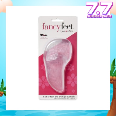 FOOT PETALS Ball Of Foot And Arch Gel Cushions (Keep Your Feet From Sliding Forward, Reduce Foot Fatigue And Provide Arch Support) 1 Pair