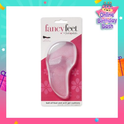 FOOT PETALS Ball Of Foot And Arch Gel Cushions (Keep Your Feet From Sliding Forward, Reduce Foot Fatigue And Provide Arch Support) 1 Pair