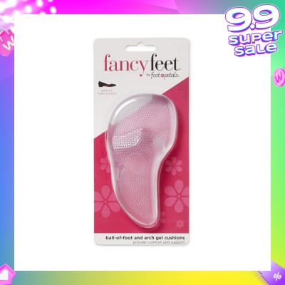 FOOT PETALS Ball Of Foot And Arch Gel Cushions (Keep Your Feet From Sliding Forward, Reduce Foot Fatigue And Provide Arch Support) 1 Pair