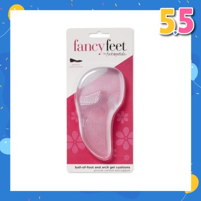 FOOT PETALS Ball Of Foot And Arch Gel Cushions (Keep Your Feet From Sliding Forward, Reduce Foot Fatigue And Provide Arch Support) 1 Pair
