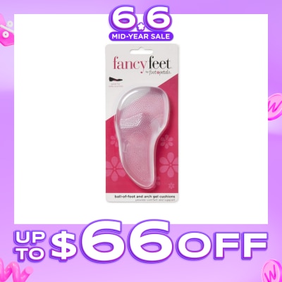 FOOT PETALS - Ball Of Foot And Arch Gel Cushions (Keep Your Feet From Sliding Forward, Reduce Foot Fatigue And Provide Arch Support) 1 Pair