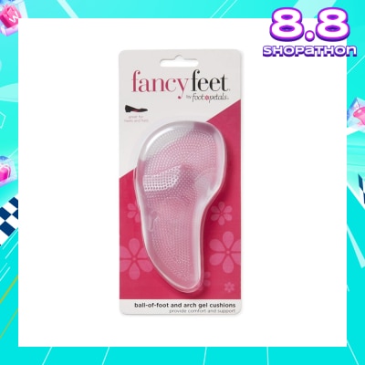FOOT PETALS Ball Of Foot And Arch Gel Cushions (Keep Your Feet From Sliding Forward, Reduce Foot Fatigue And Provide Arch Support) 1 Pair