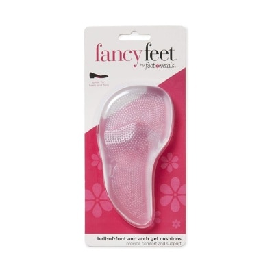 FOOT PETALS Ball Of Foot And Arch Gel Cushions (Keep Your Feet From Sliding Forward, Reduce Foot Fatigue And Provide Arch Support) 1 Pair