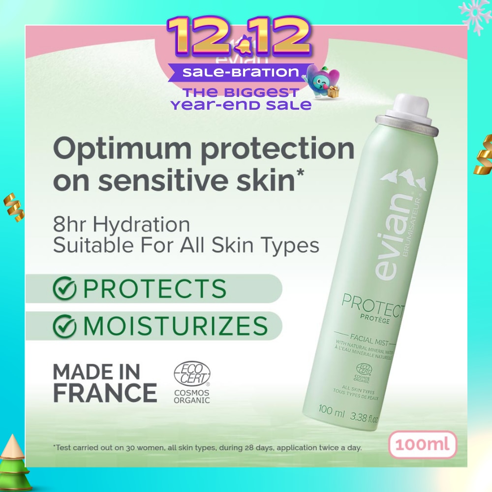 Facial Mist Protect Organic Certified 100ml (Expiry: Jun`2026)