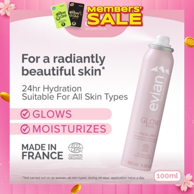 EVIAN Facial Mist Glow Organic Certified 100ml