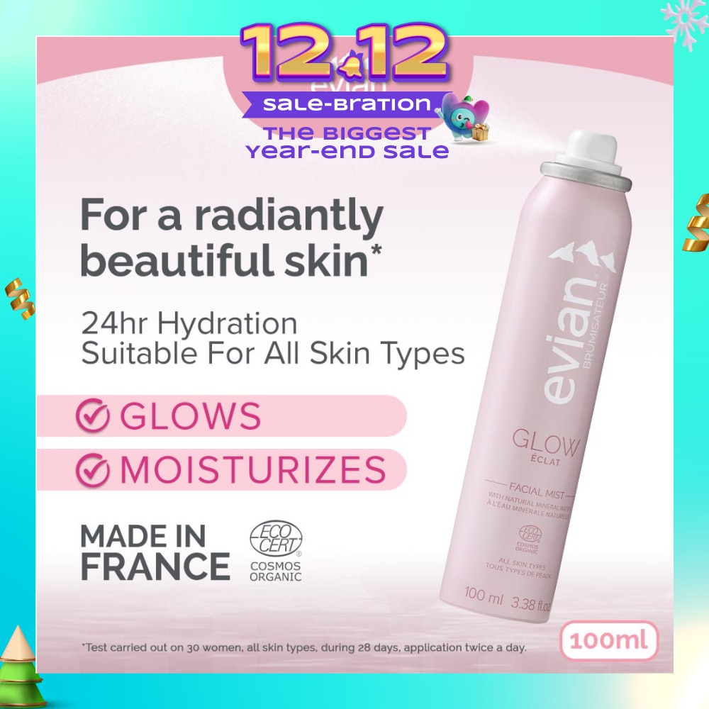 Facial Mist Glow Organic Certified 100ml