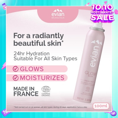 EVIAN Facial Mist Glow Organic Certified 100ml