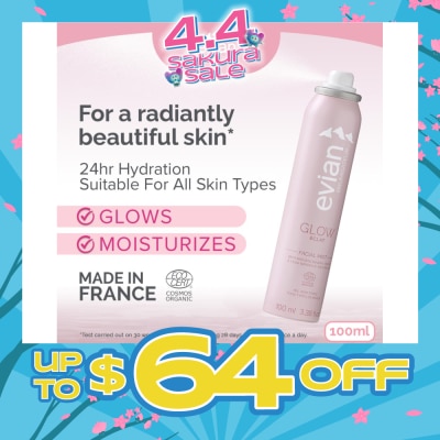 EVIAN - Facial Mist Glow Organic Certified 100ml