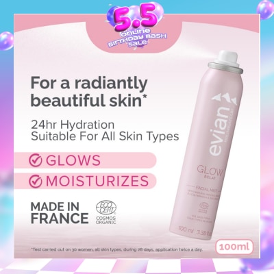 EVIAN - Facial Mist Glow Organic Certified 100ml