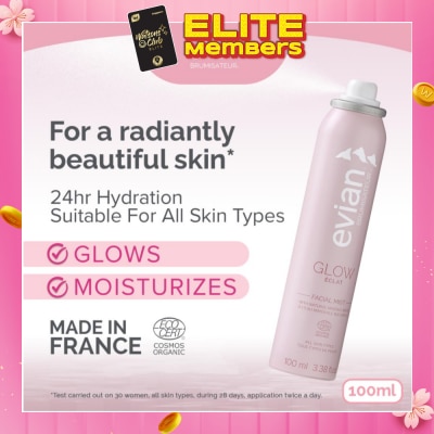 EVIAN Facial Mist Glow Organic Certified 100ml