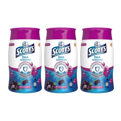 SCOTT'S - DHA Gummies Blackcurrant Flavour Bundle Set 1s