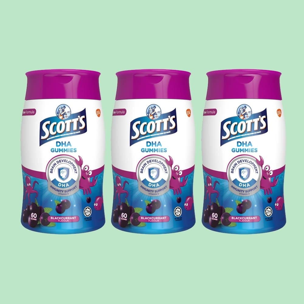 DHA Gummies Blackcurrant Flavour Bundle Set 1s