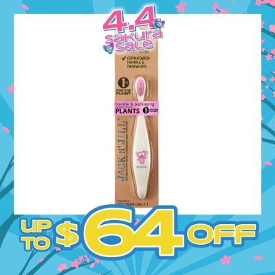 JACK N JILL - Koala Toothbrush (Suitable From First Tooth, Extra Soft, Super Fine Tapered Bristles, Ergonomically Designed Handle For Little Hands) 1s