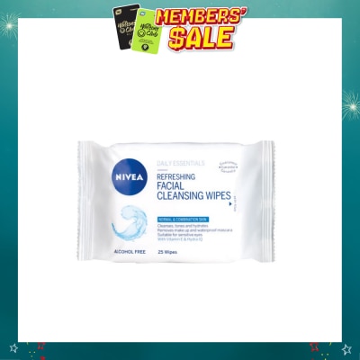NIVEA - Visage Refreshing Facial Cleansing Wipes 25s