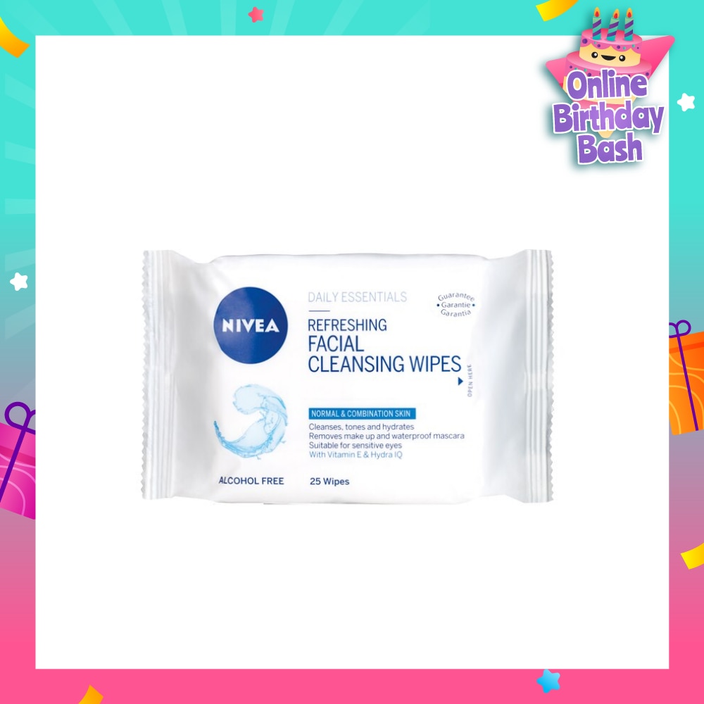 Visage Refreshing Facial Cleansing Wipes 25s (Expiry: Feb`2026)