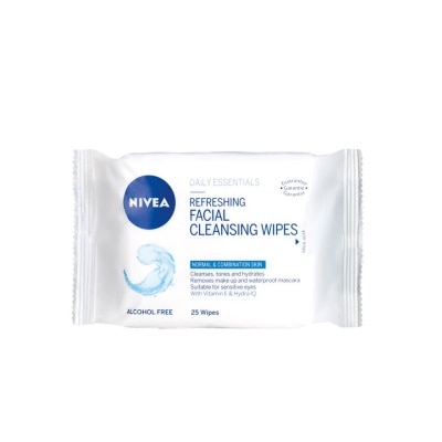 NIVEA Visage Refreshing Facial Cleansing Wipes 25s