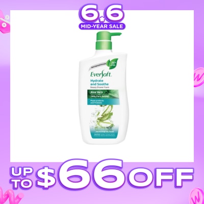 EVERSOFT - Beauty Shower Aloe Vera + Vitamin A&E 950g