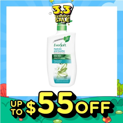 EVERSOFT Beauty Shower Aloe Vera + Vitamin A&E 950g