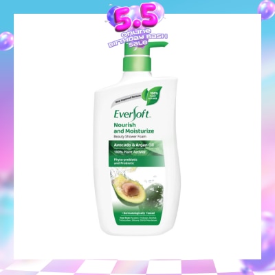 EVERSOFT - Beauty Shower Avocado + Argan Oil 950g